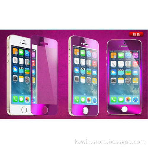 9H hardness color tempered glass screen protector, Japan glass material